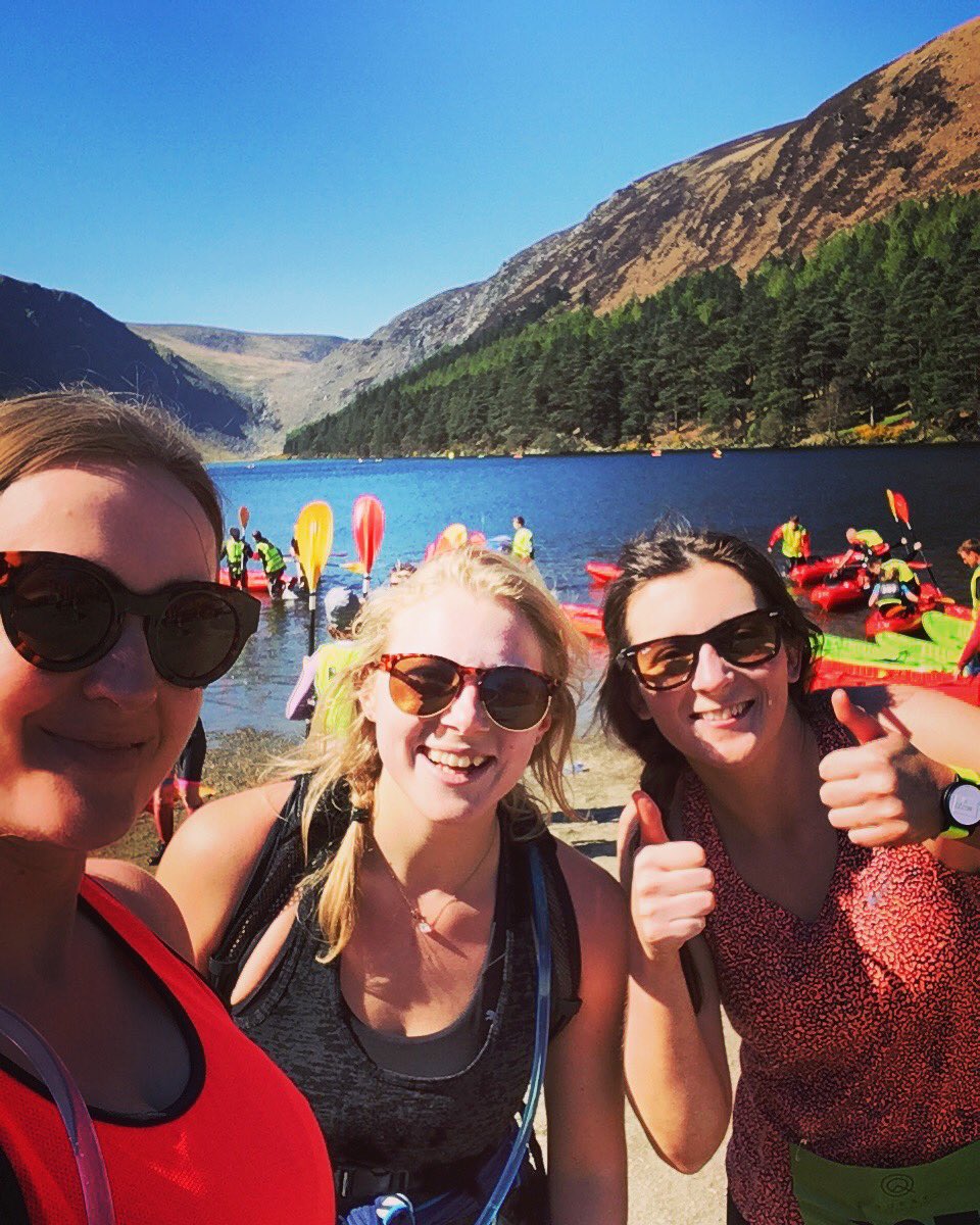 neelyg2's tweet photo. Great day for our first adventure race today, 41k of running, cycling and a little kayaking through Glendalough 🙌🏼 #QuestAdventure https://t.co/61ndLYHHe8