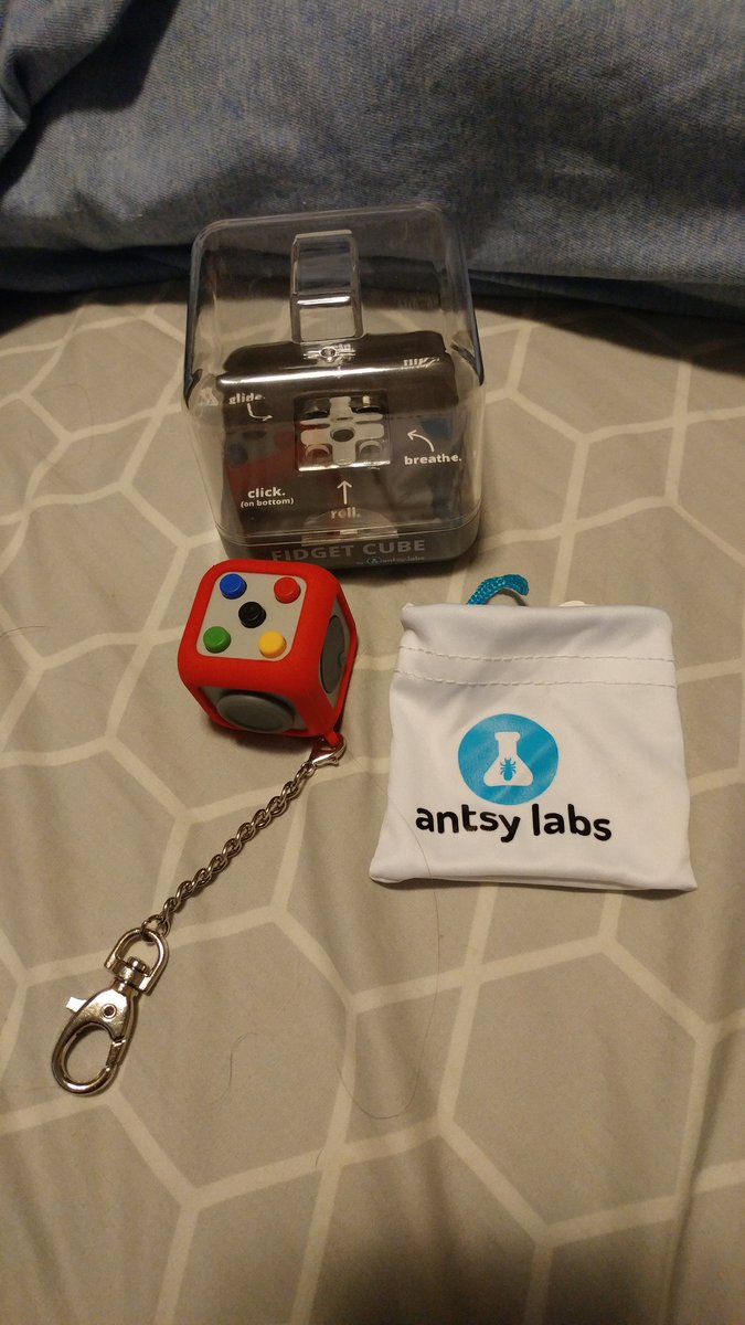 Bryzillah's tweet photo. Thank you @antsylabs for my #figitcube It's top notch! I love it so much! #realfidgitcube https://t.co/8IKYja2jAo