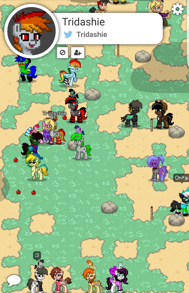 TomasGrassi's tweet photo. Ewe Aqui algunos recuerdos del dia de hoy en PonyTown🍎 :3 https://t.co/ScLtduuEZC