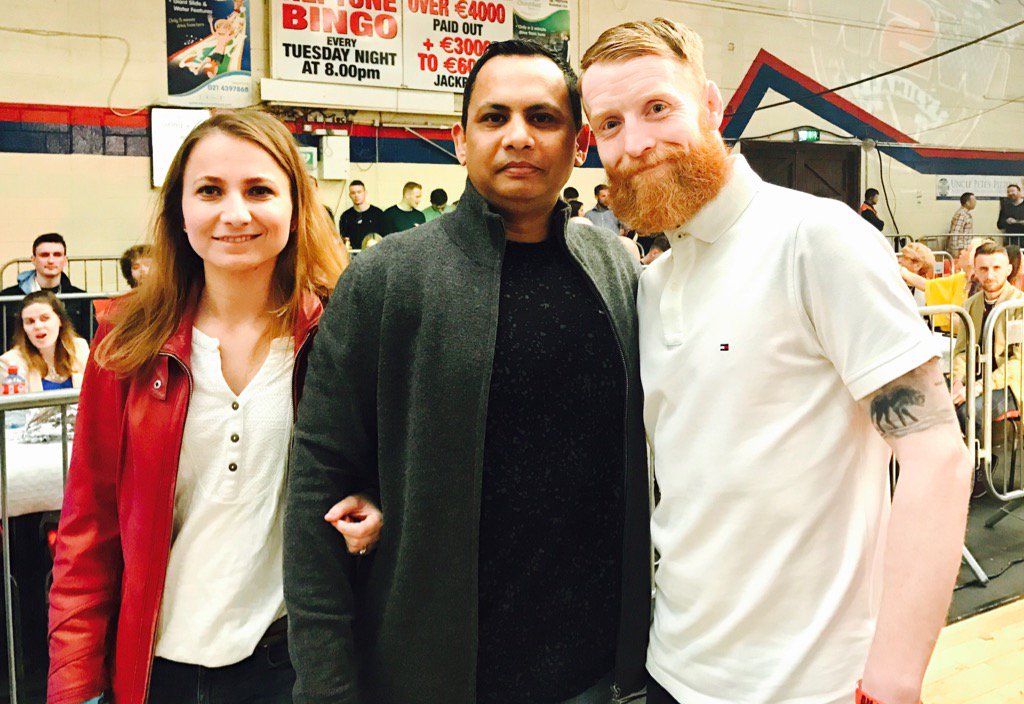 Blizardsport's tweet photo. @PaddyHolohanMMA attending @SBGCorkCity official @Wimp2Warrior 1st series finale event. Way to go @LiamOgGriffin https://t.co/S92y7snr7e