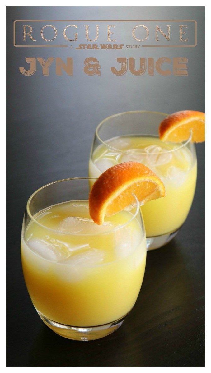 whiskynsunshine's tweet photo. Rogue One Cocktail β Jyn and Juice #rogueone #starwars #cocktail #teamrebel #rogueonemovie https://t.co/LnvyG09diU https://t.co/JkWUzkzcm6