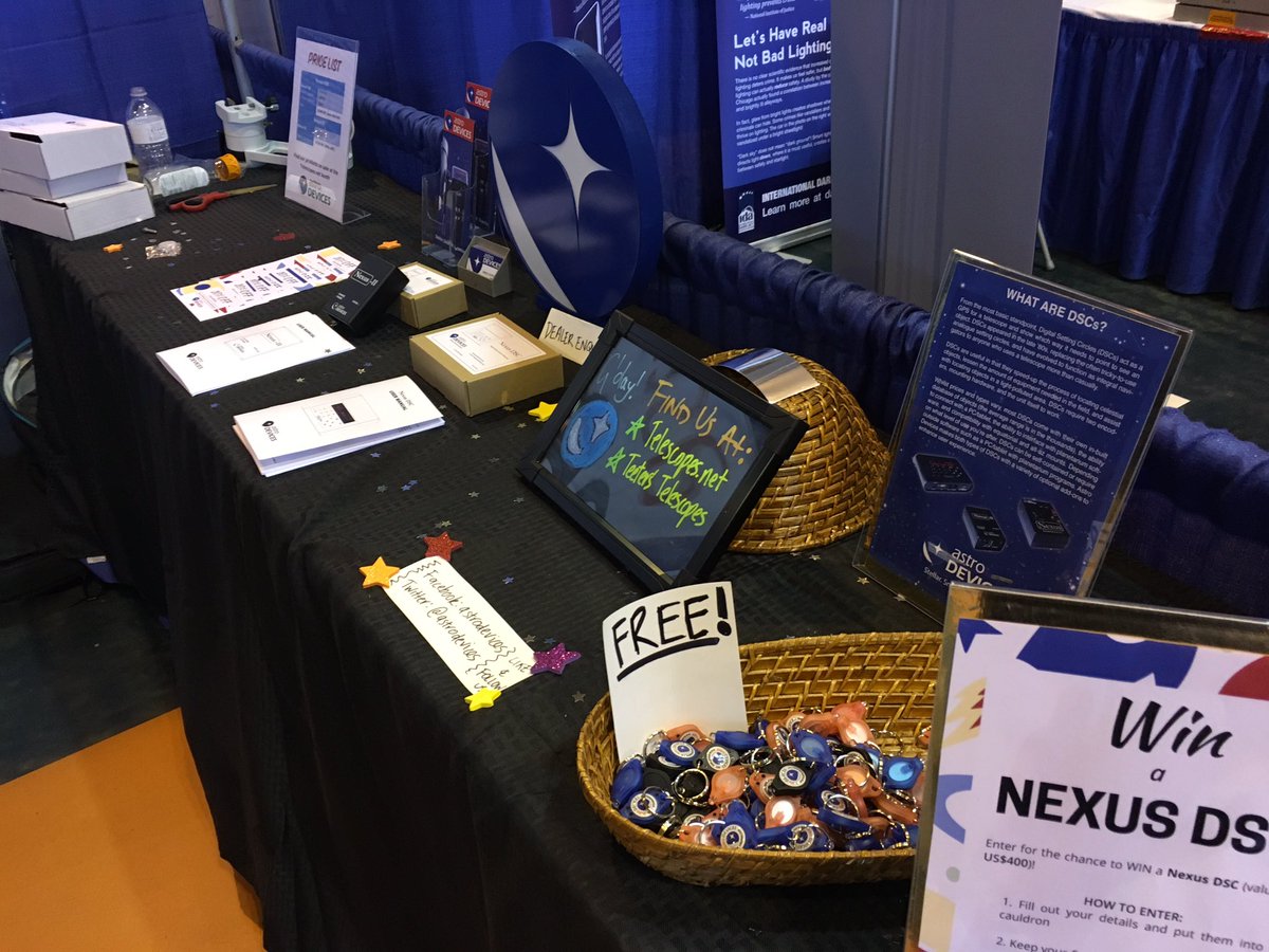 AstroDevices's tweet photo. Have you stopped by to enter to win a #NexusDSC, grab a free red light flashlight or get a 10% off coupon? Booth 216! #NEAF #NEAF2017 https://t.co/Rdm6aRNkIv