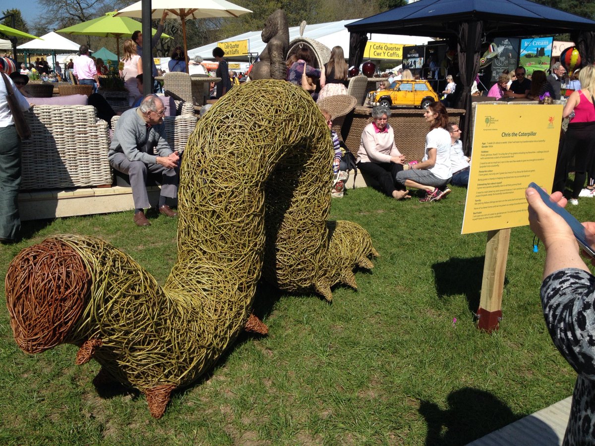 Fabulous gardens from Wales and beyond, beautiful flowers, huge crowds and lots of sunshine at RHS Flower Show Cardiff today. Gwych!