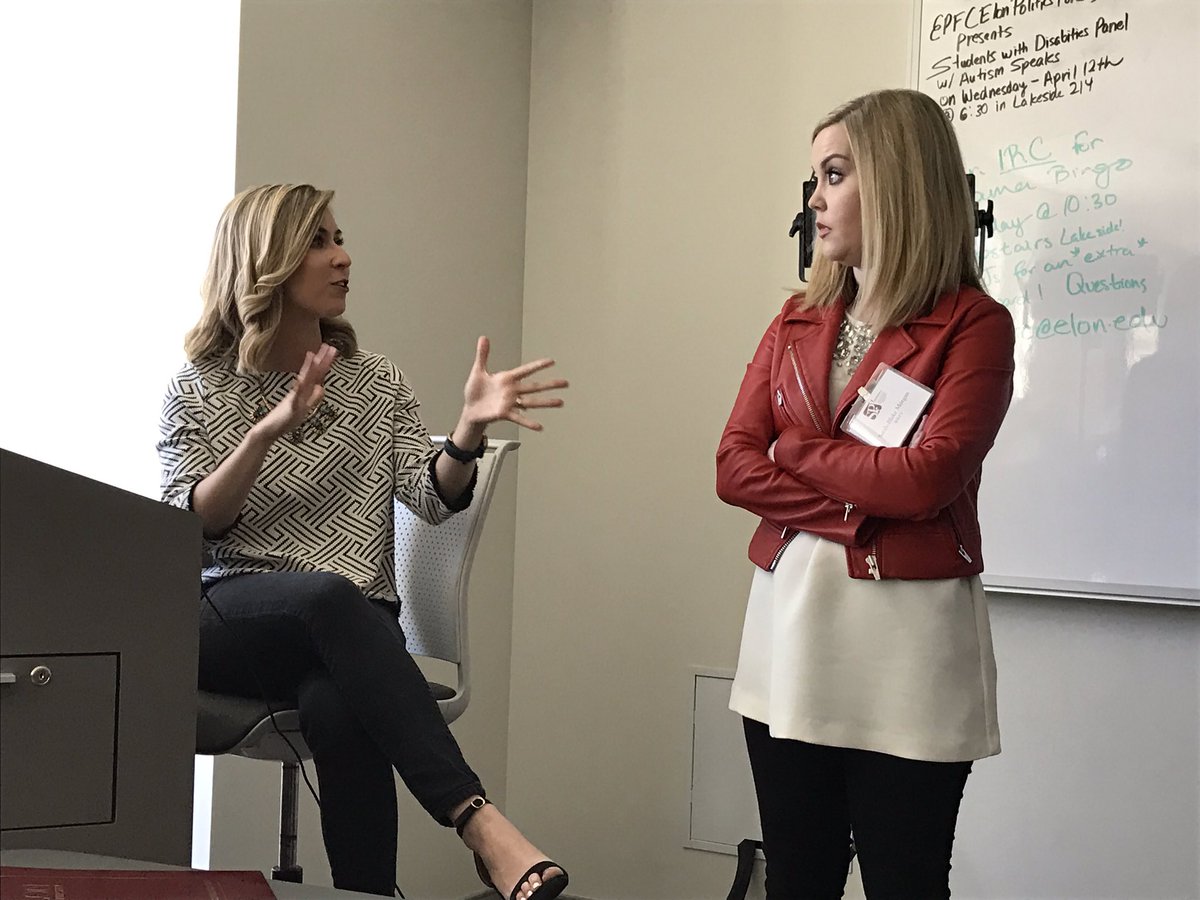 paigep_hamer's tweet photo. So great to hear @SarahBlakeWBTV and @SusannaWECT talk about being #MMJanes at the #2017spj2 conference at @elonuniversity. Thanks again! https://t.co/w5lvVCc3J6