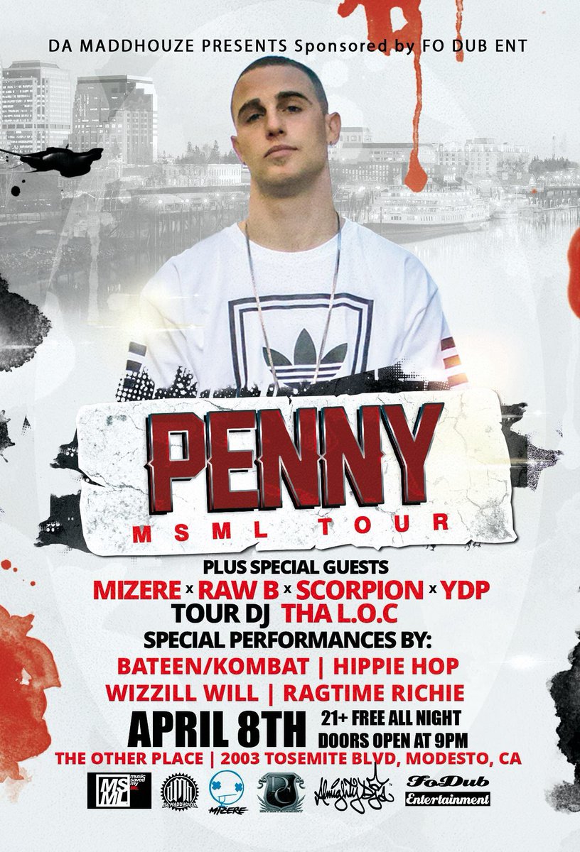 DaMaddHouze's tweet photo. #Modesto! Who's getting turned all the way up tonight 4 our FINALE #MSMLtour show at #TheOtherPlace? Show 25 after 3 weeks on the road. #ca https://t.co/w7sZJnNtlF
