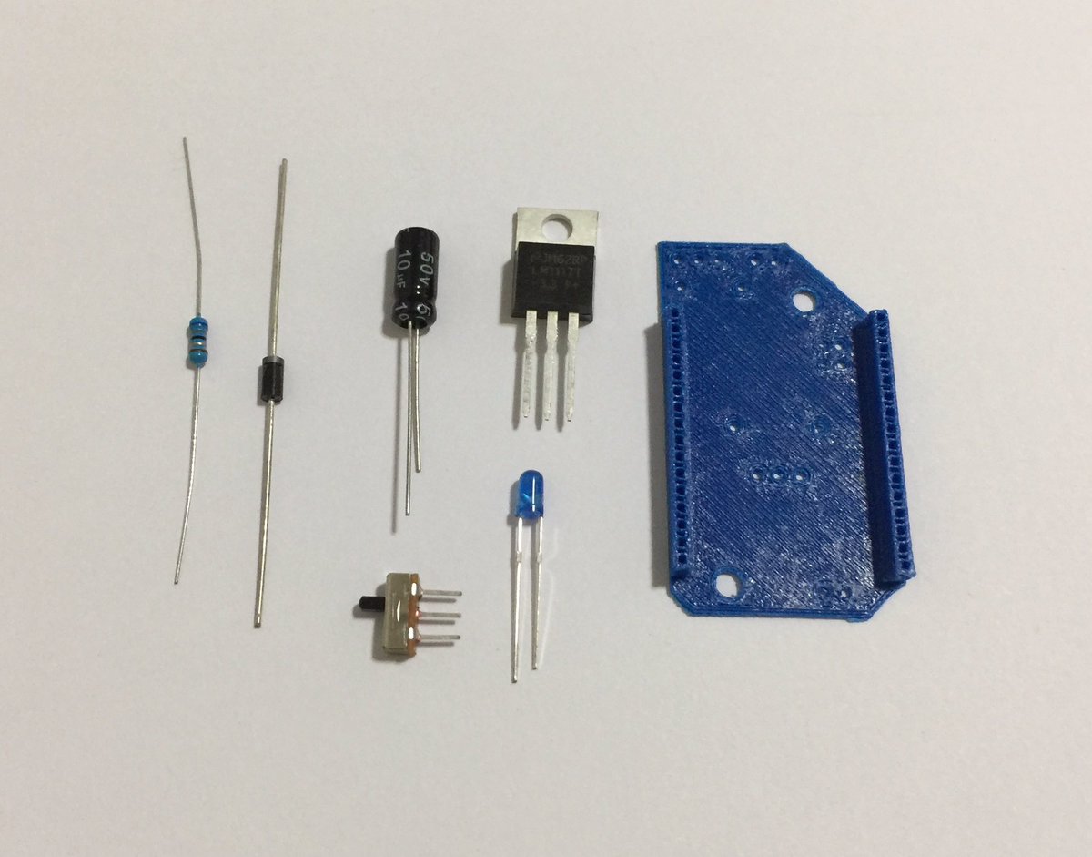 I'm making a new and smaller power backpack 🎒 for my <a href="/OnionIoT/">Onion</a> Omega2 #DIY #weekend 😍