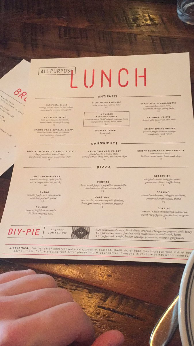 Thanks to Annie at <a href="/AllPurposeDC/">AllPurposeDC</a> for a wonderful #dc #brunch today.