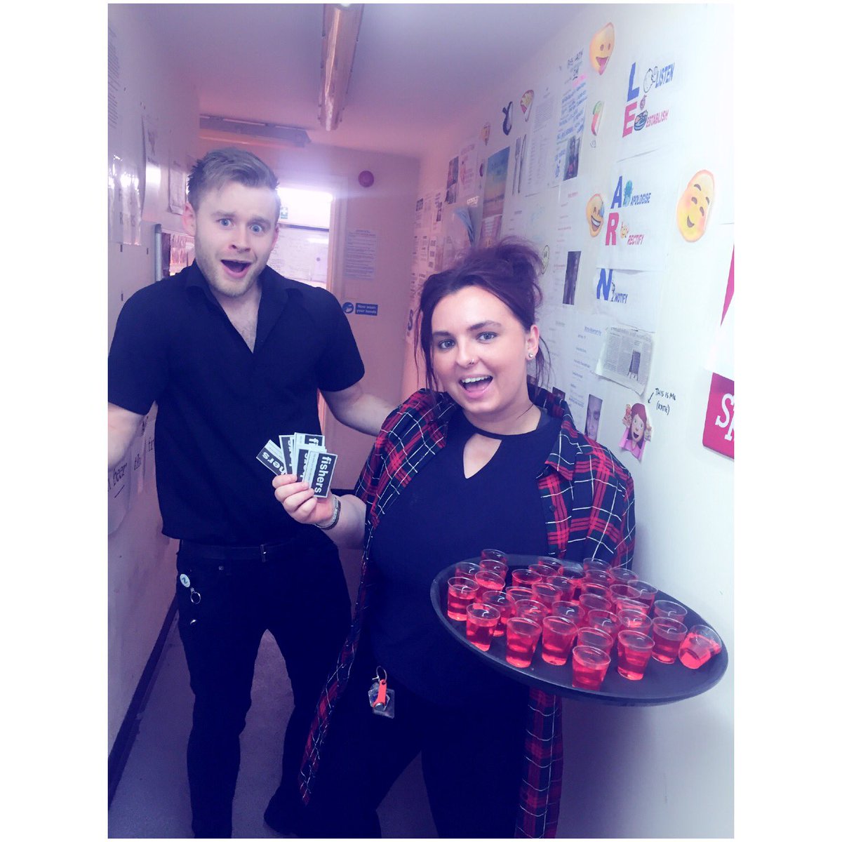 FishersPreston_'s tweet photo. Shot shot shot!! Free Jelly shots all round!😁😛 #Preston #saturday #shots #students #alchol #jellyshots https://t.co/dRpp54tyvH