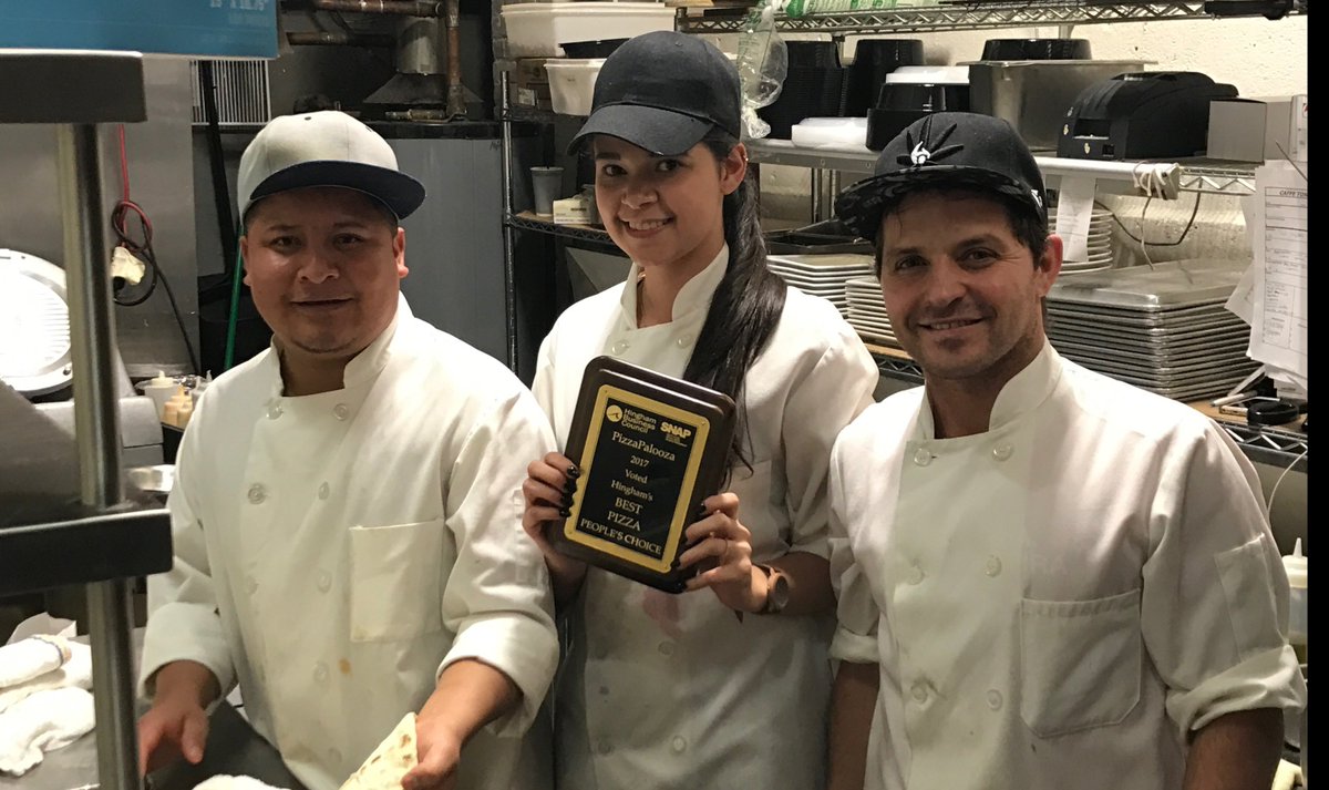 CaffeTosca's tweet photo. Congrats to our kitchen staff. Reigning champs "Best Pizza" at this year's @southshoresnap Pizza Palooza. Fun night for a great cause https://t.co/7350vhjtPR