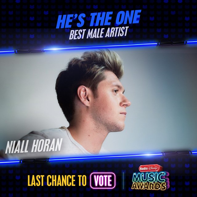 radiodisney's tweet photo. RT to vote for #NiallHoran for #HesTheOne! @radiodisney #RDMA @NiallOfficial https://t.co/5PXhKEKekp