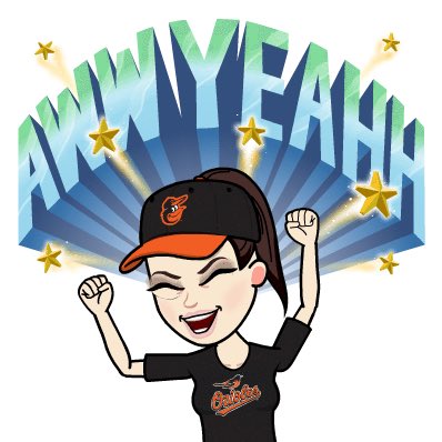 Let's go <a href="/Orioles/">Baltimore Orioles</a> it's great to be #1 in our division.. even if it's only a week in! Gotta beat these Yankees to keep it up ⚾️💪🏻😂
