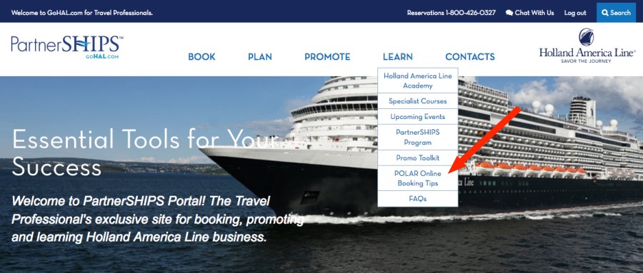HALpartnerSHIPS's tweet photo. #PartnerTIP: Need assistance with POLAR Online? https://t.co/2uzHaCG0Rm has Booking Tips in the "Learn" tab. Check them out today! https://t.co/gGHKgo5lGO