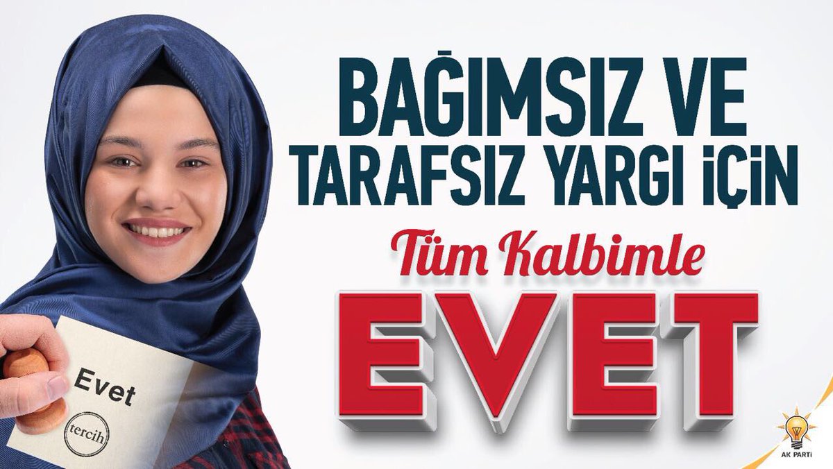 Bağımsız ve Tarafsız Yargı İçin #TümKalbimleEVET