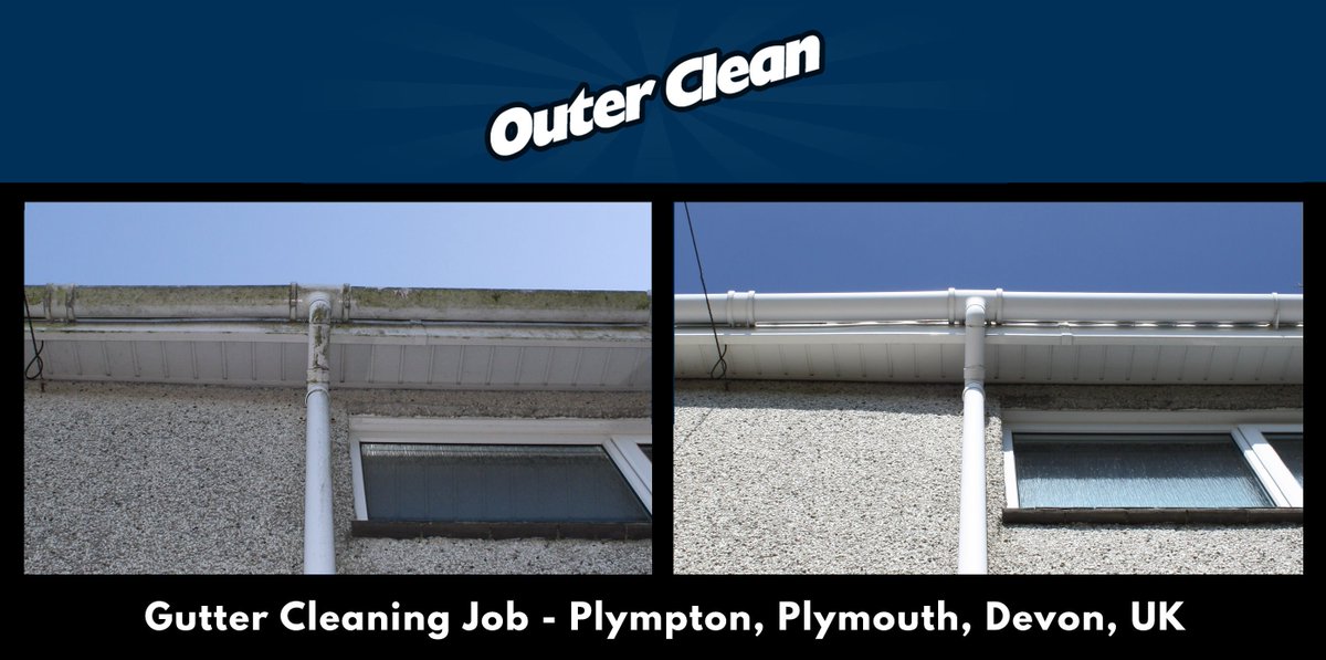 OuterCleanUK's tweet photo. @OuterCleanUK - Gutter Cleaning Job - Plympton, Plymouth, Devon, UK https://t.co/W3cNrlBqJf