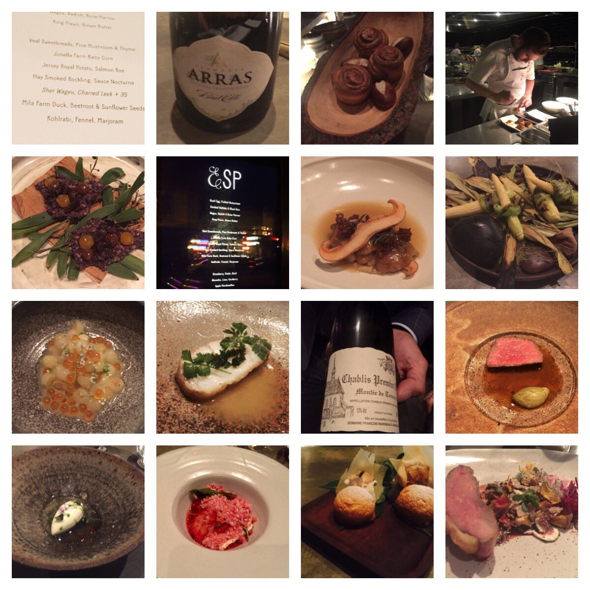 last night in #Melbourne <a href="/estellebysp/">ESP</a> with chef Scott Pickett , his staff and tasting menu #australianspecialty #wine #food