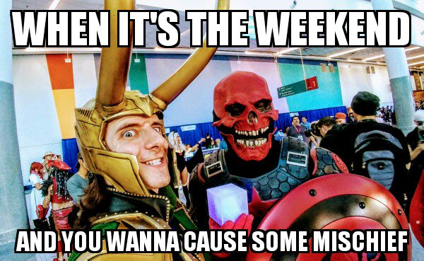 regularchris2's tweet photo. @Loki_hates_you #Loki #RedSkull #Marvel #MarvelCinematicUniverse #Cosplay #Cosplayers #TwitterMemes #FunnyMemes #Memes #WeekendMischief ππππ https://t.co/dPi0BnGq65