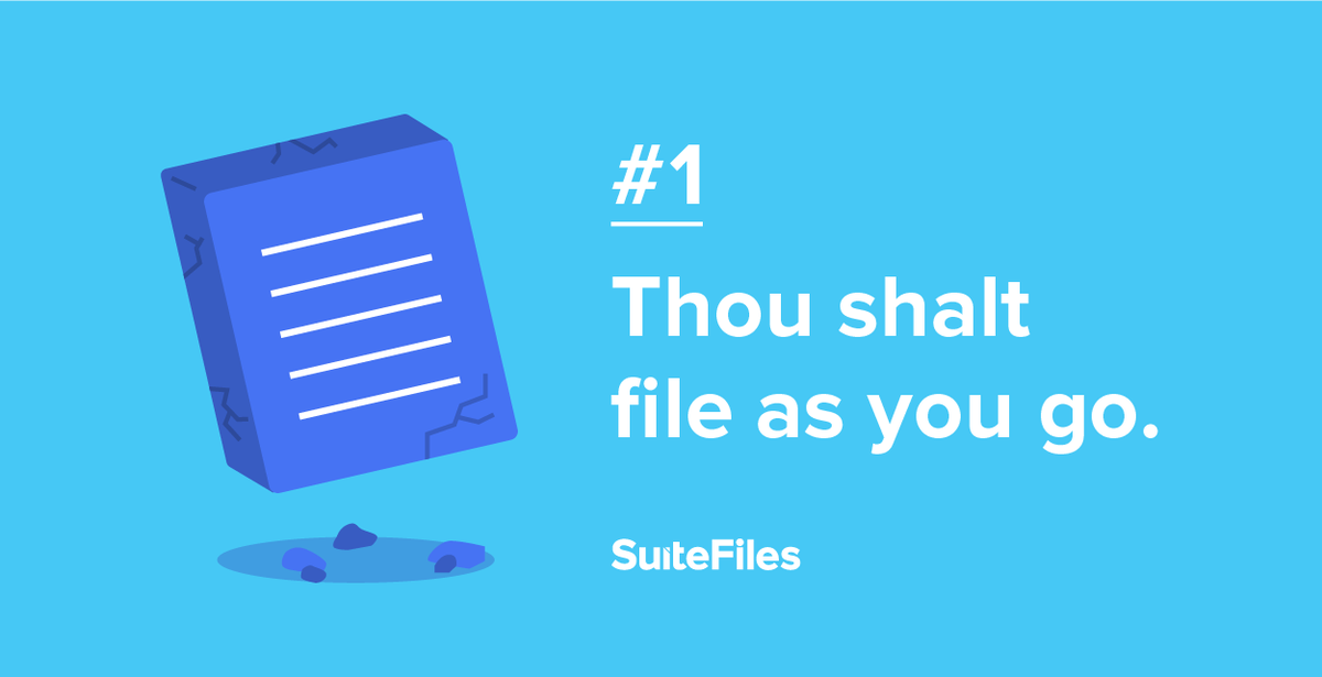 SuiteFiles's tweet photo. What are your filing commandments? https://t.co/flMkLsxfvM #Filing10Commandments https://t.co/RkmoWWsOd9