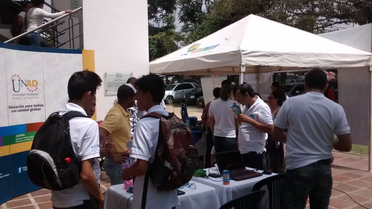 cmarceladiazs's tweet photo. Exitoso evento en @UniversidadUNAD @unadpitalito celebrando el #iotday demostraciones y conferencias. Felicitaciones #ECBTI @SIoTec_UNAD https://t.co/DA2pPcPyoA