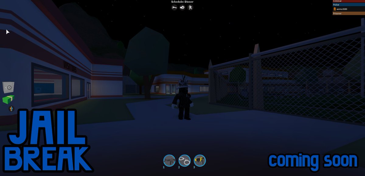 Asimo3089 On Twitter We Re Calling The Roblox Prison Game Jailbreak Here S A Shot Of Inside The Prison At Night Robloxdev Badccvoid Release Info Next Https T Co Qbokcxhuhg - roblox prison break videos