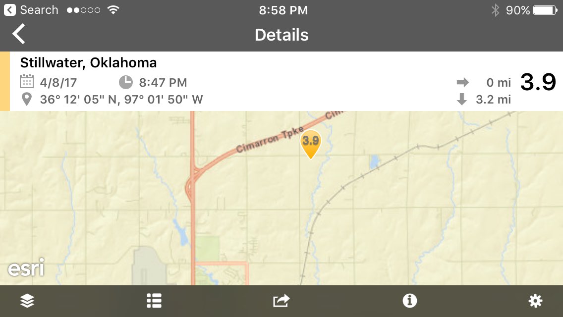 VideoDeke's tweet photo. 3.9 #Earthquake near Stillwater, Ok.
#GettingReallyOld https://t.co/eibRxfLduk