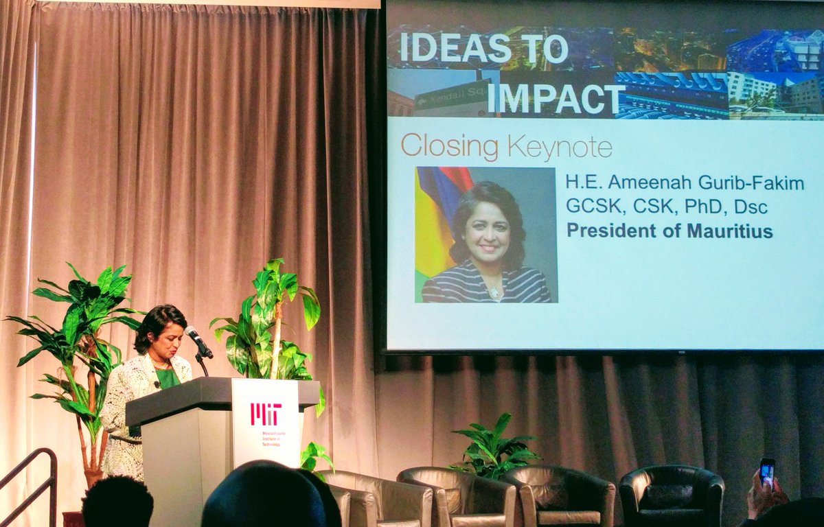 devika_smile's tweet photo. There was no African country in the top twenty list of countries filing patents. - H.E. President of Mauritius #MITSloanABC2017 https://t.co/dc3Ywdvk4I