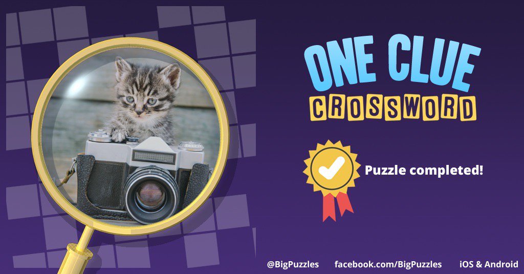 JosephSuggery's tweet photo. I completed a puzzle in One Clue Crossword. Play now for free!
https://t.co/ox2ARNtcM1 #OneClueCrossword https://t.co/yXRfB2RurM