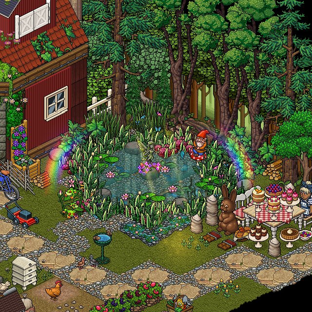 Habbo's tweet photo. Dutch Habbo @Duidelyk made this farm and we 💘 it! 💚🇳🇱💚
Full sized image: https://t.co/XDGctf8Mjf https://t.co/UcQGE9pLeR