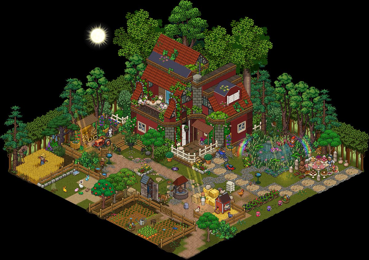 Habbo's tweet photo. Dutch Habbo @Duidelyk made this farm and we 💘 it! 💚🇳🇱💚
Full sized image: https://t.co/XDGctf8Mjf https://t.co/UcQGE9pLeR