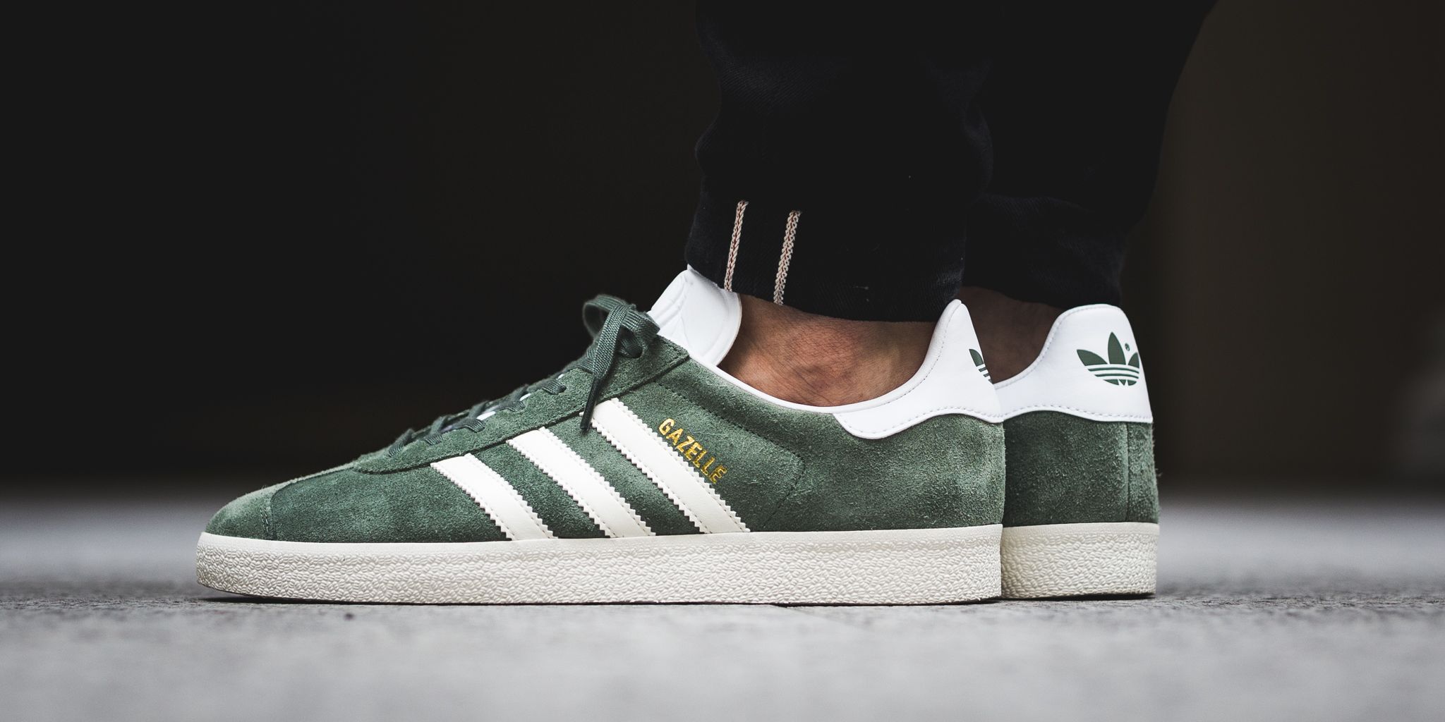 adidas gazelle trace green