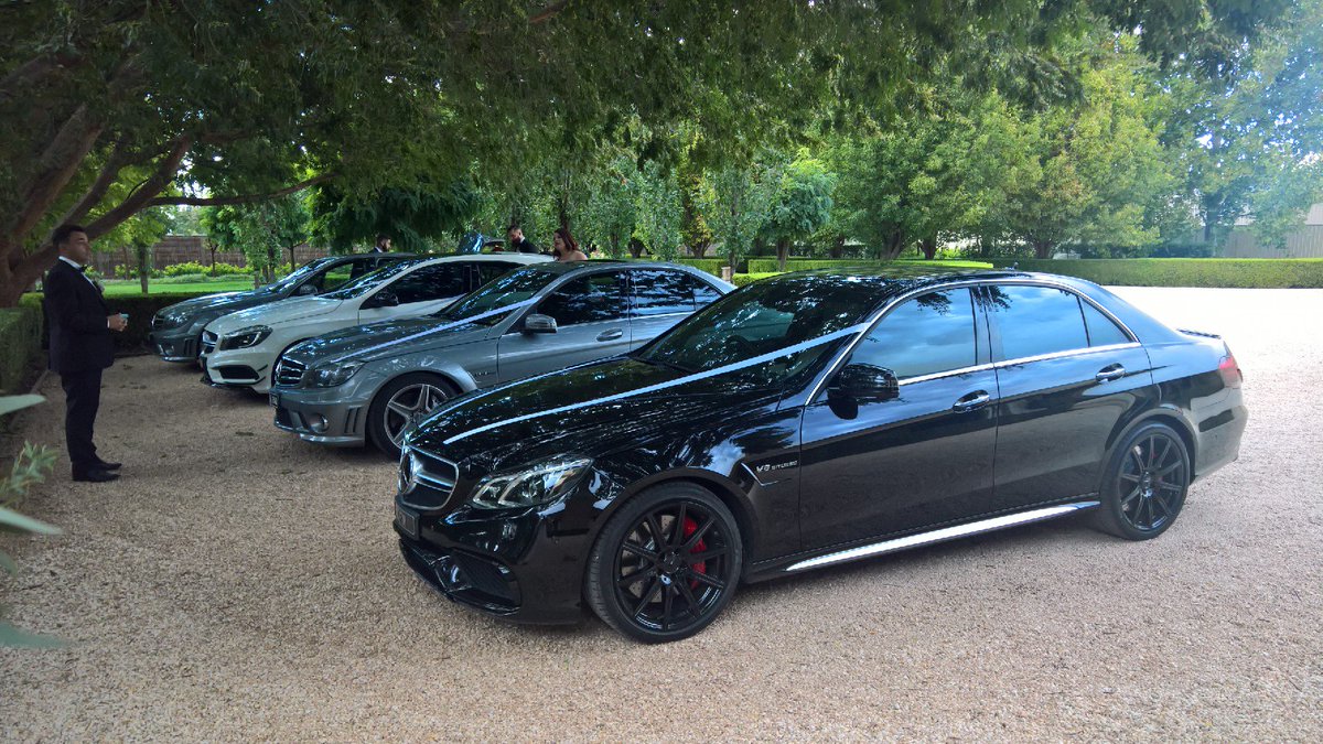 wombatknackers's tweet photo. Beautiful day for a wedding. #amg lineup of 4 wasn't half bad. @MercedesAMG #wedding #Mildura https://t.co/HpOAc1VaBi