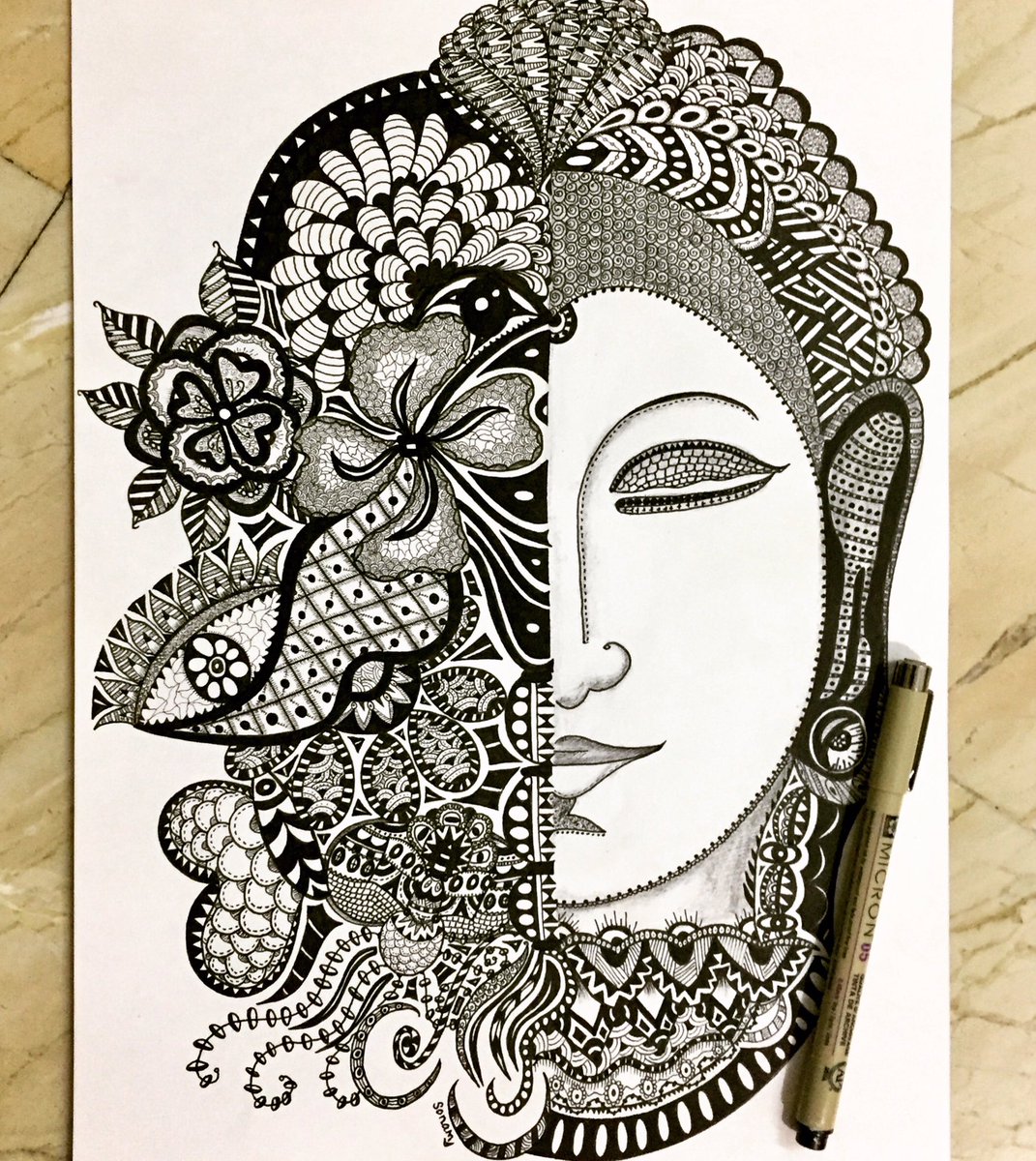 Buddha Doodle on Behance