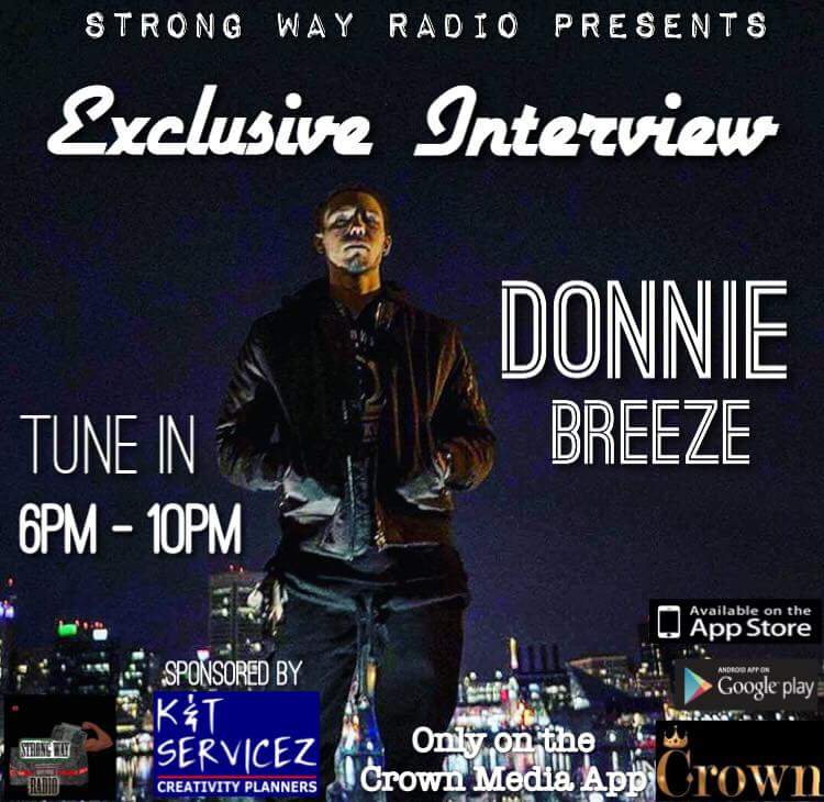 StrongWDigital's tweet photo. @Donnie_Breeze #strongwayradio #crownmedia https://t.co/PnNo0bAZ1Q