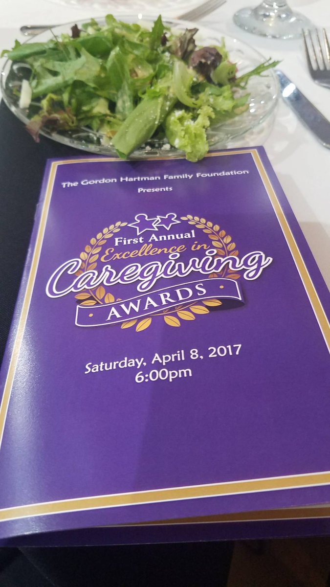 Gridiron Heroes Founder Eddie Canales recognized by the Gordon Hartman Family Foundation at the First Annual Excellence in Caregiving Awards