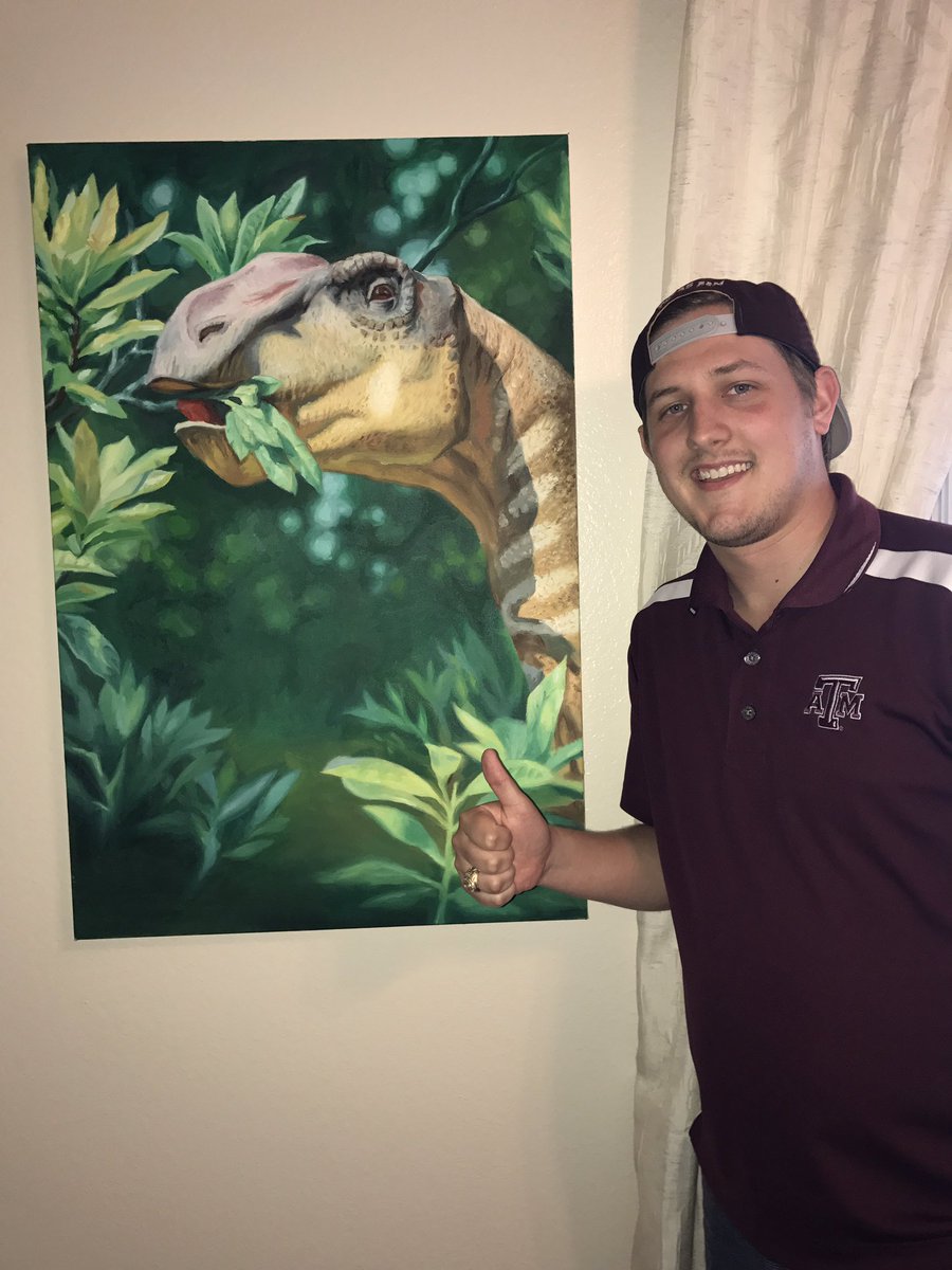 lindigit's tweet photo. Hey @MylesLGarrett want a free dinosaur painting? https://t.co/gMLbzhEdYa