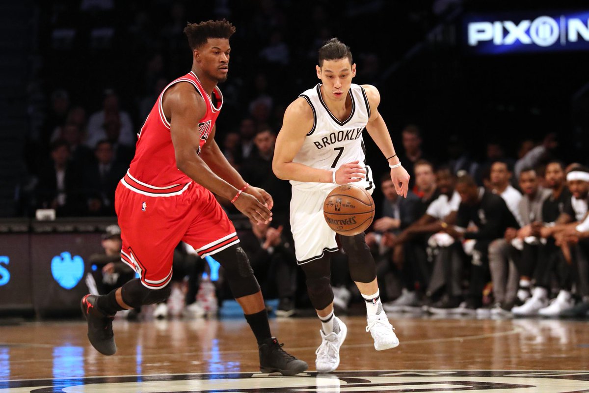 NBAcom's tweet photo. .@BrooklynNets use strong 4th quarter to overcome Butler's 33 in 107-106 victory over Bulls: https://t.co/AzqJRQ86AY #BrooklynGrit https://t.co/3P2AWOh9Iw