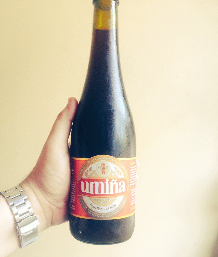 Guayaquil_beer's tweet photo. Sábado con la diosa @cervezaumina #IrisRed versión 750ml excelente! @juankacastillog @Chinoalikan @AsoCervEc @VIVACerveza @boriscoellar 😁❤️🍻 https://t.co/YvQkYhJc6U