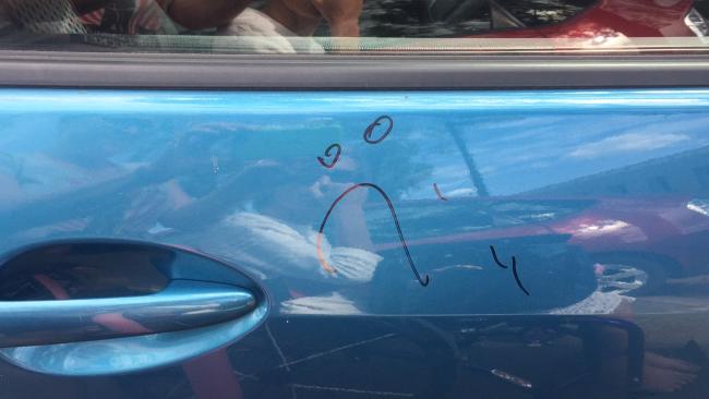 'Learn how to park you r-----': rude note, permanent marker left on carer's car bit.ly/2nWucge