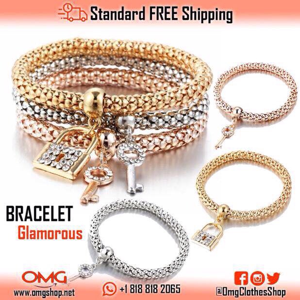 OmgClothesShop's tweet photo. 😍Glamorous Bracelets.
Infinity of accessories for ladies at OMG Shop. ➡️Soon you can buy online at: https://t.co/wewvTu9UuO https://t.co/WRmNxPXheP