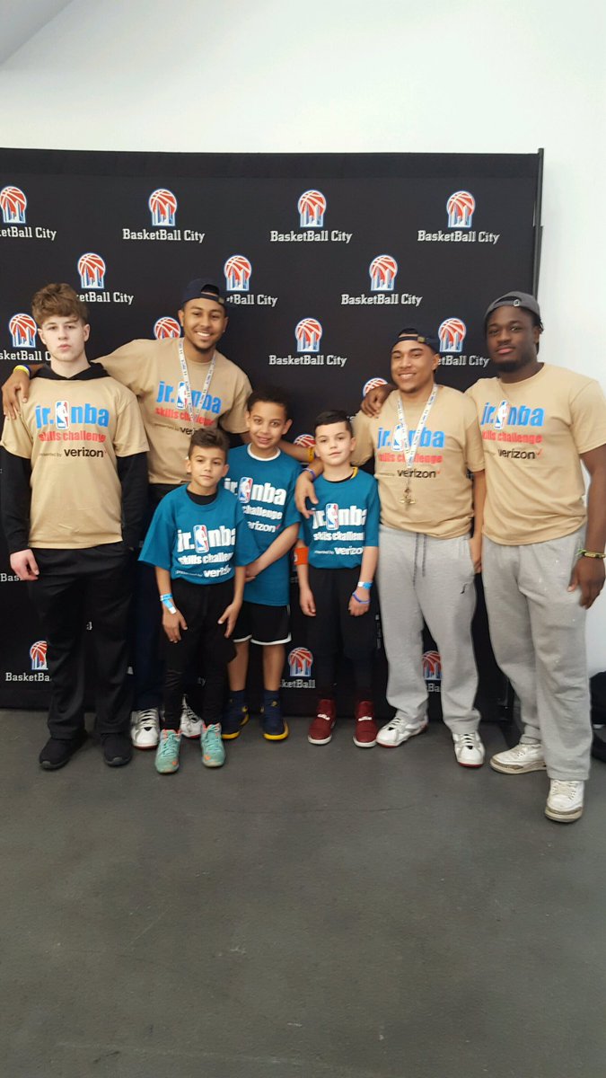 beyoustaytrue__'s tweet photo. Congrats to Jose, Dain, Jonathan, & Lacey for representing the #BeYouStayTrueProgram @jrnba Regional Competition today at @BasketballCity ๐ https://t.co/hJPb4G9nL8