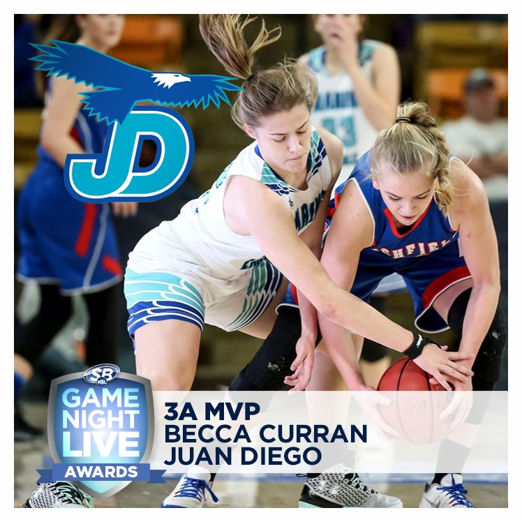 Becca Curran of <a href="/JDCHS/">Juan Diego Catholic High School</a> is the 2017 Game Night Live 3A girls MVP. She averaged 10 points and 3 steals per game for the 3A state champs.