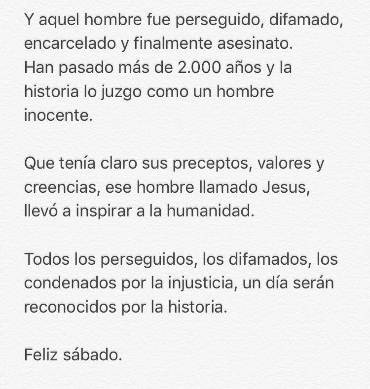 jeffersonperezq's tweet photo. Fue perseguido, difamado.... https://t.co/Cre8rP4dzo