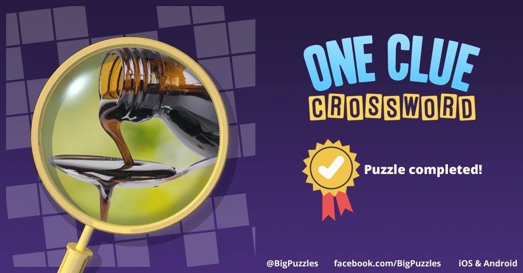 I completed a puzzle in One Clue Crossword. Play now for free!
onecluecrossword.com #OneClueCrossword