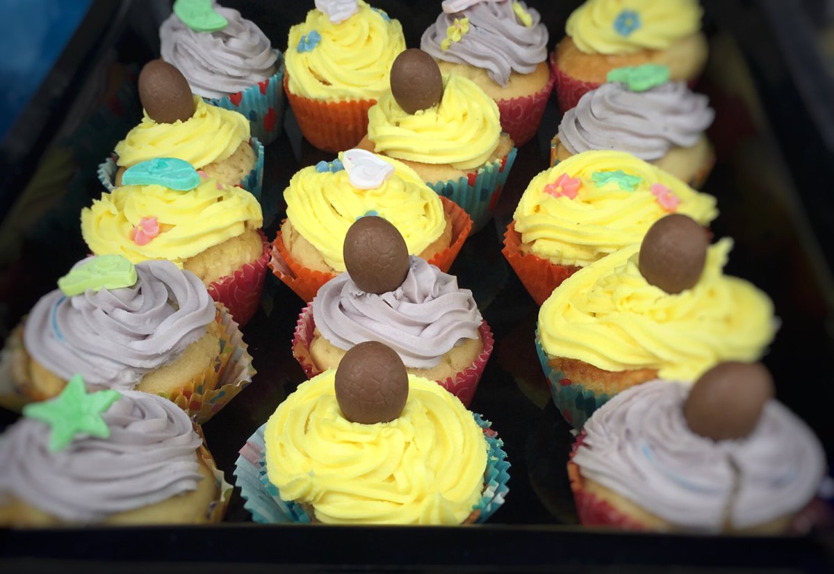 GeorgieHeartSM's tweet photo. Scrumptious #Easter #cupcakes #Cooked by Huonville High School #students for the #charity #cuppaforacause @tasmania https://t.co/gTcG3agB4G
