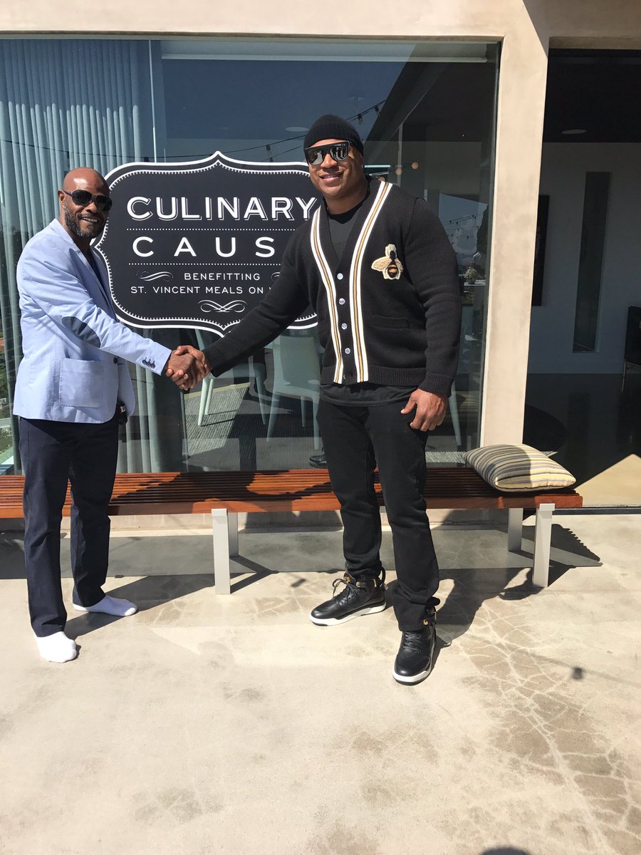 llcoolj's tweet photo. Great seeing so many great people come out to support a great cause @stvmow!!! ๐ฏ Proud of my talented chef niece Kai Kani!! ๐ #CulinaryCause https://t.co/VcPgM4myHG