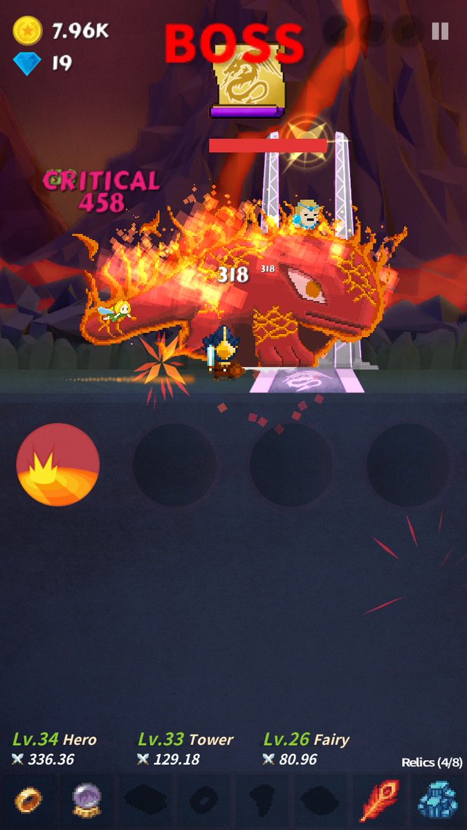 GasGiant65's tweet photo. 351 taps to beat this boss and his minions!
Can you do it with less?
#TapQuest https://t.co/eRQaoAsN3D https://t.co/q0jr6iEneq