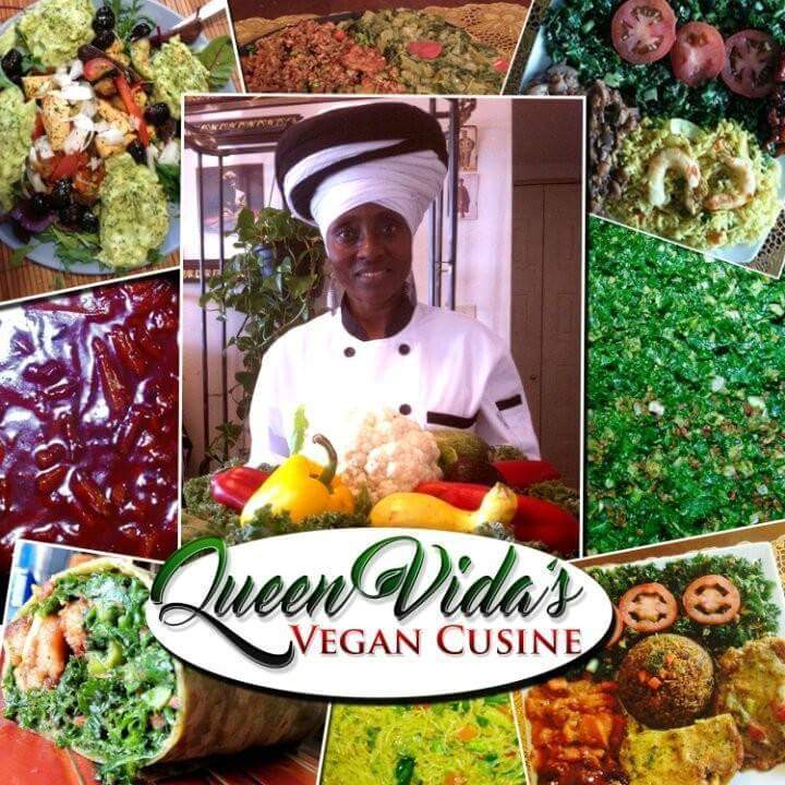 Queen Vida A Celebrity Vegan Chef Caters All Events Throughout The World. Email me at internationalvida@gmail.com