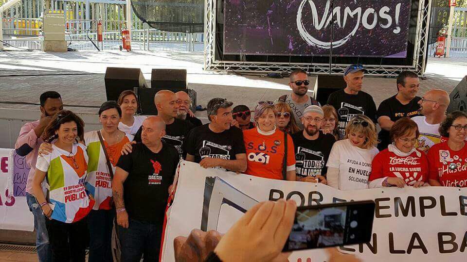 Porque SALVAMOS VIDAS que nadie nos diga que no somos un servicio esencial #encierro061Málaga #112y061PublicosYa #3AsambleaVamos
