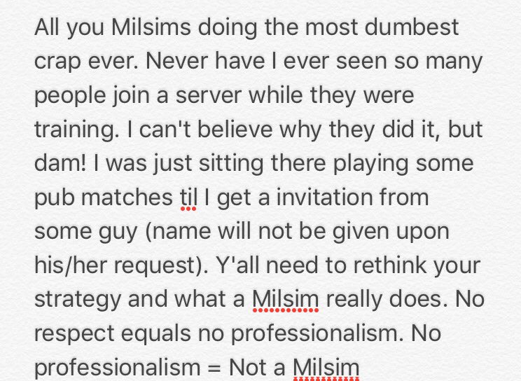 MilsimNetwork's tweet photo. Am I right or am I right?
@MilsimNews @RustyMilsimNews https://t.co/rO4RkZ6sqR