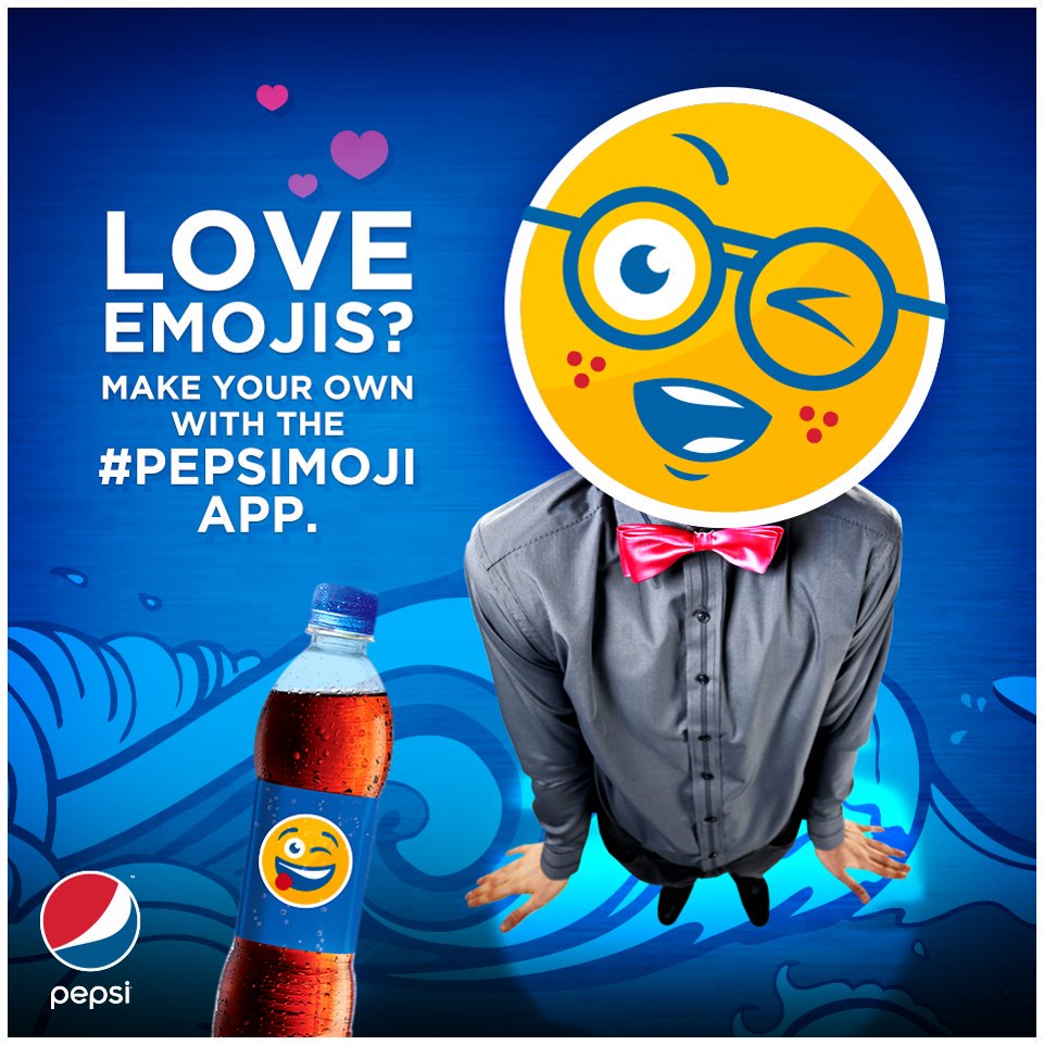 Pepsi_SL's tweet photo. දැන් ලොකුවට හිතට වදින්න #Pepsimoji. ඔයාටම කියල හිතට දැනෙන, පුදුම හිතෙන, හිනා යන අමුතු අමුතු #Pepsimojis හදාගන්න. https://t.co/pBtgHEVRR3