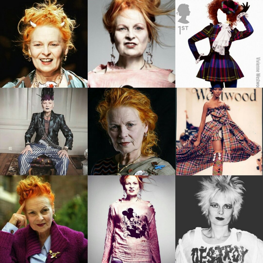 Happy 75th birthday Vivienne Westwood. She invented punk. Can\t get much cooler than that! 